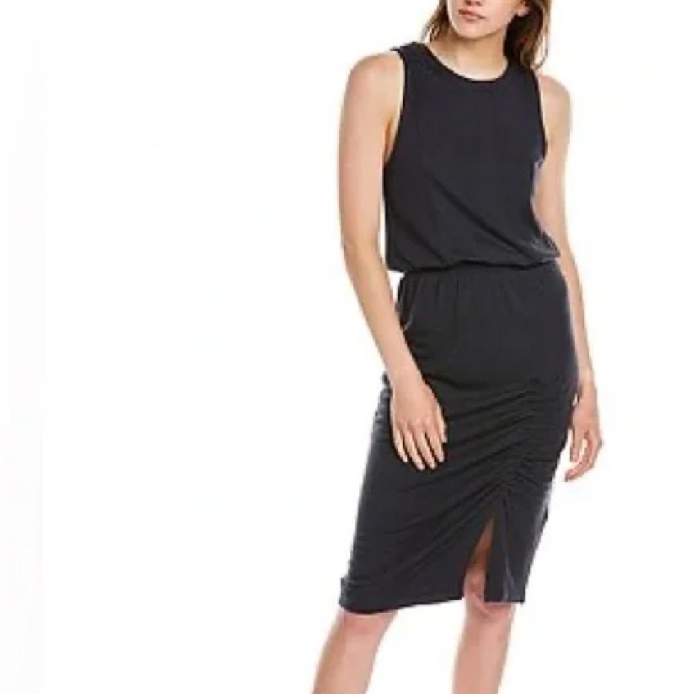 Splendid Terra Linen Blend Jersey Midi Dress Size S NWOT